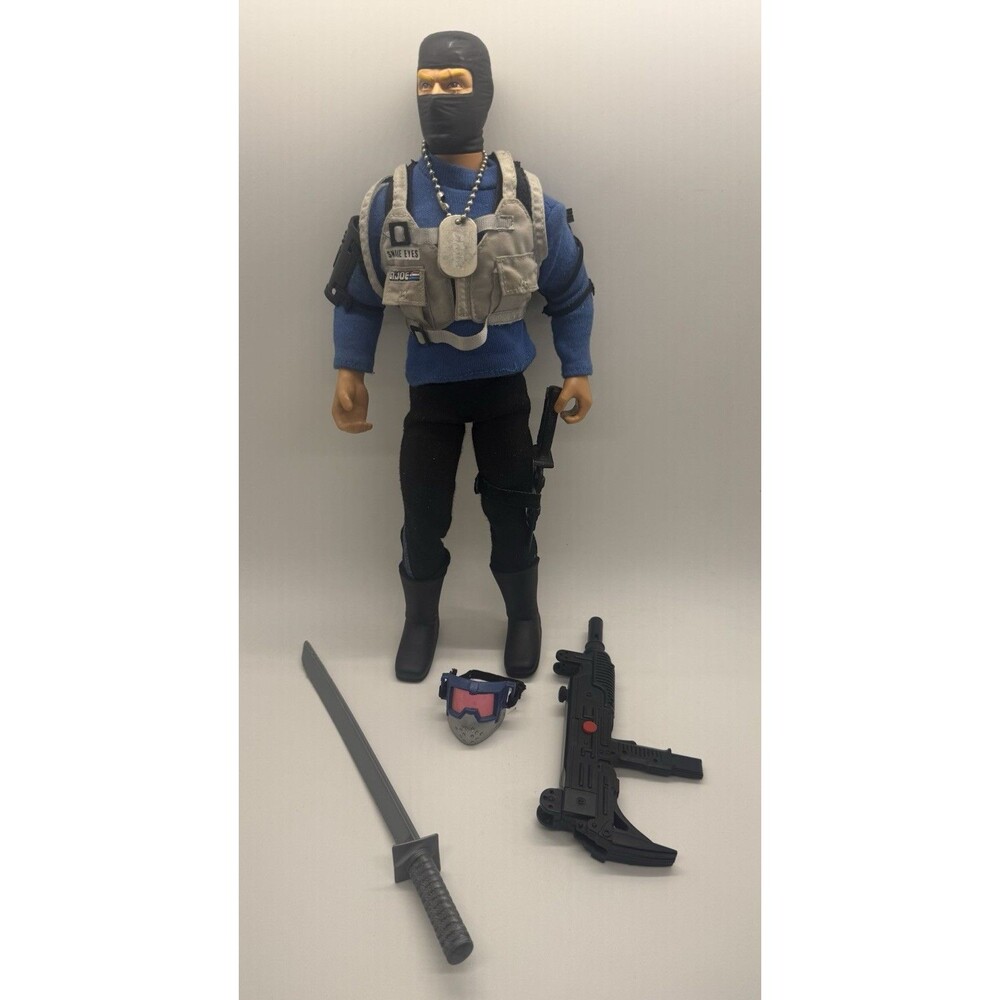 Hasbro SNAKE EYES v4 Series 1 GI JOE ARAH HALL Of FAME 1991 12in. Complete
